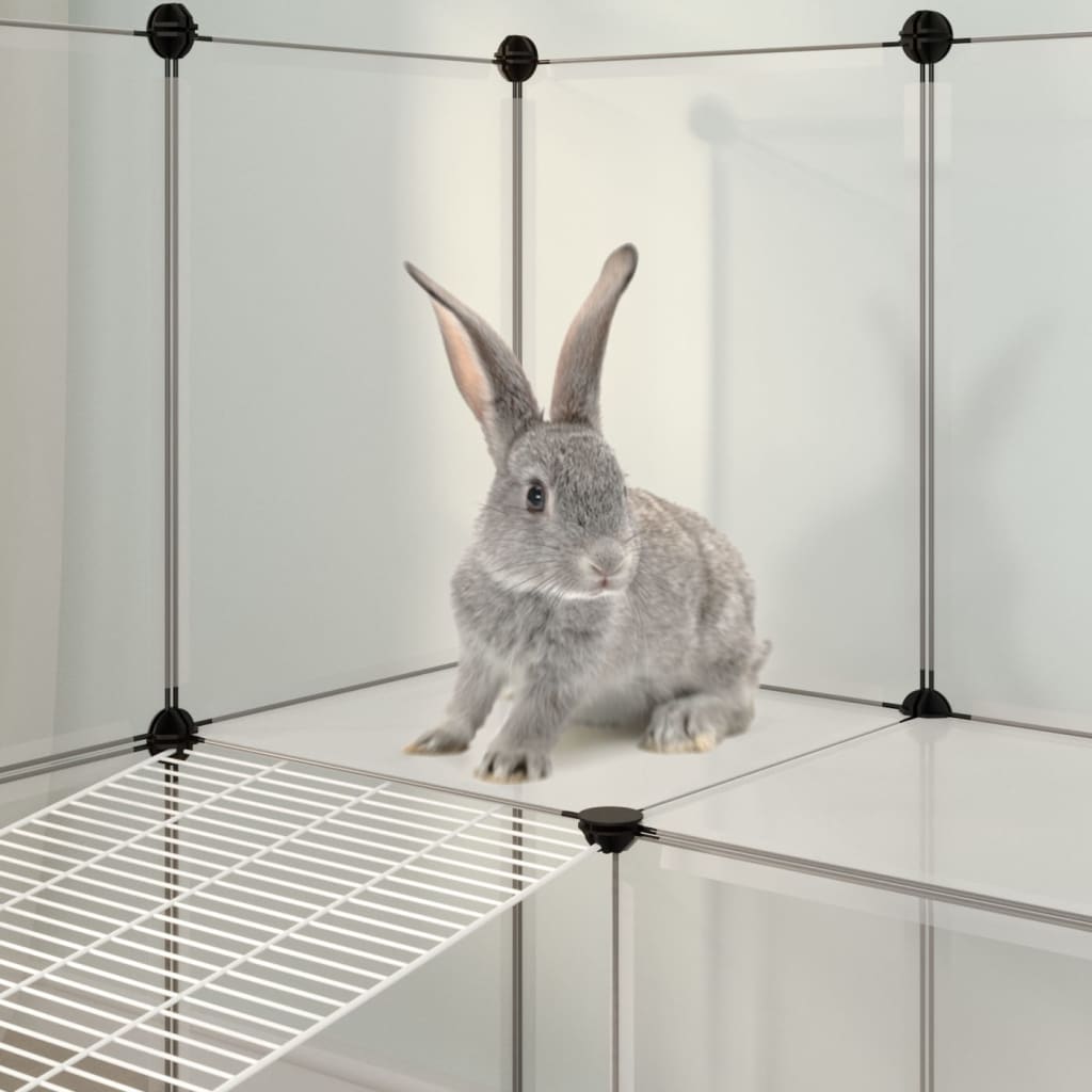 Kleintierkäfig 143X107X93 Cm Pp Und Stahl