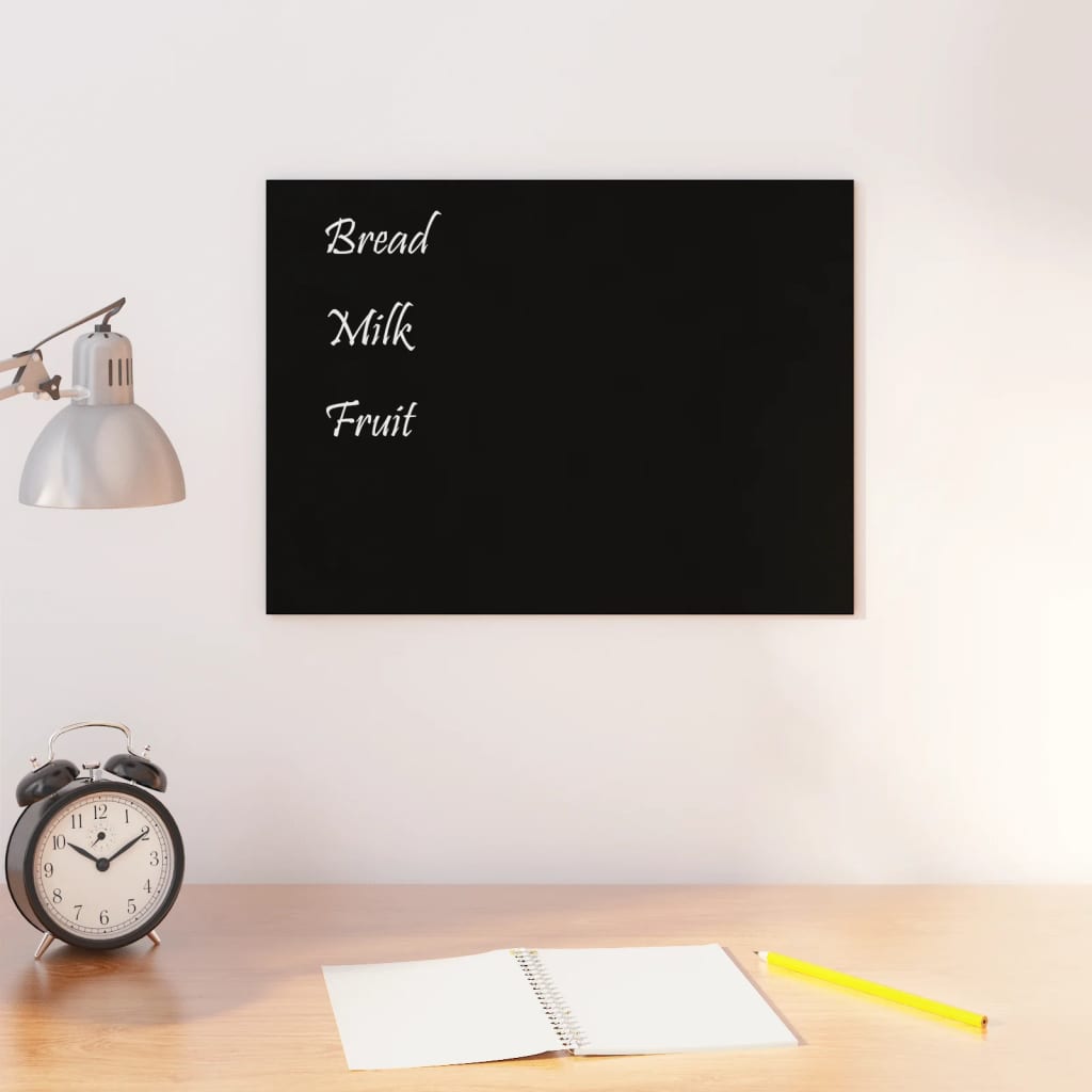 Magnetisches Whiteboard Wandmontage Glas