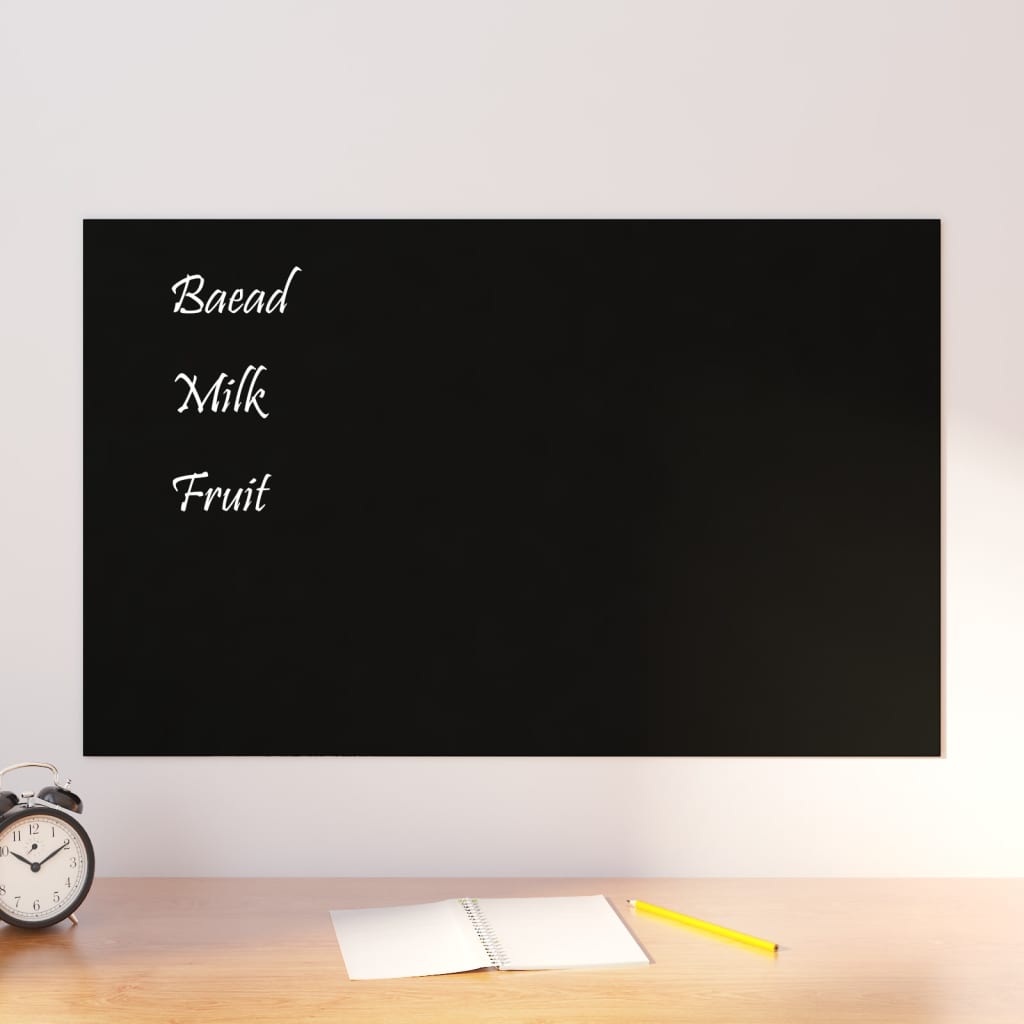 Magnetisches Whiteboard Wandmontage Glas