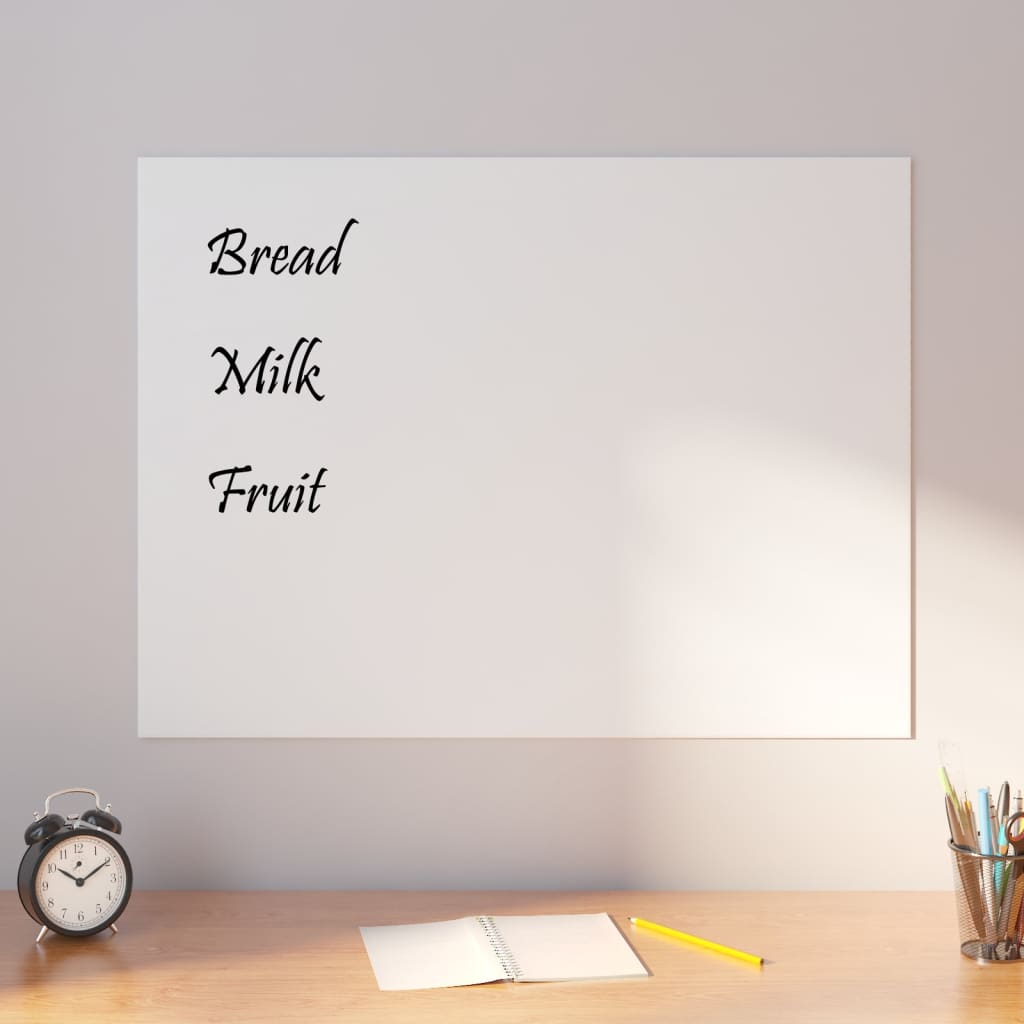 Magnetisches Whiteboard Wandmontage Glas