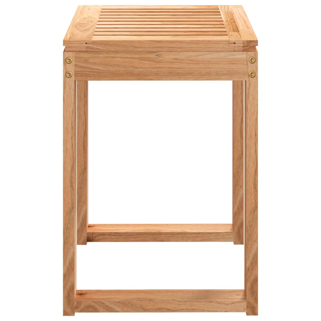 Badhocker 40X30X46 Cm Massivholz Nussbaum