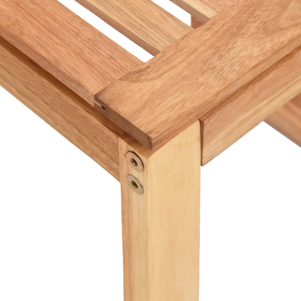 Badhocker 40X30X46 Cm Massivholz Nussbaum