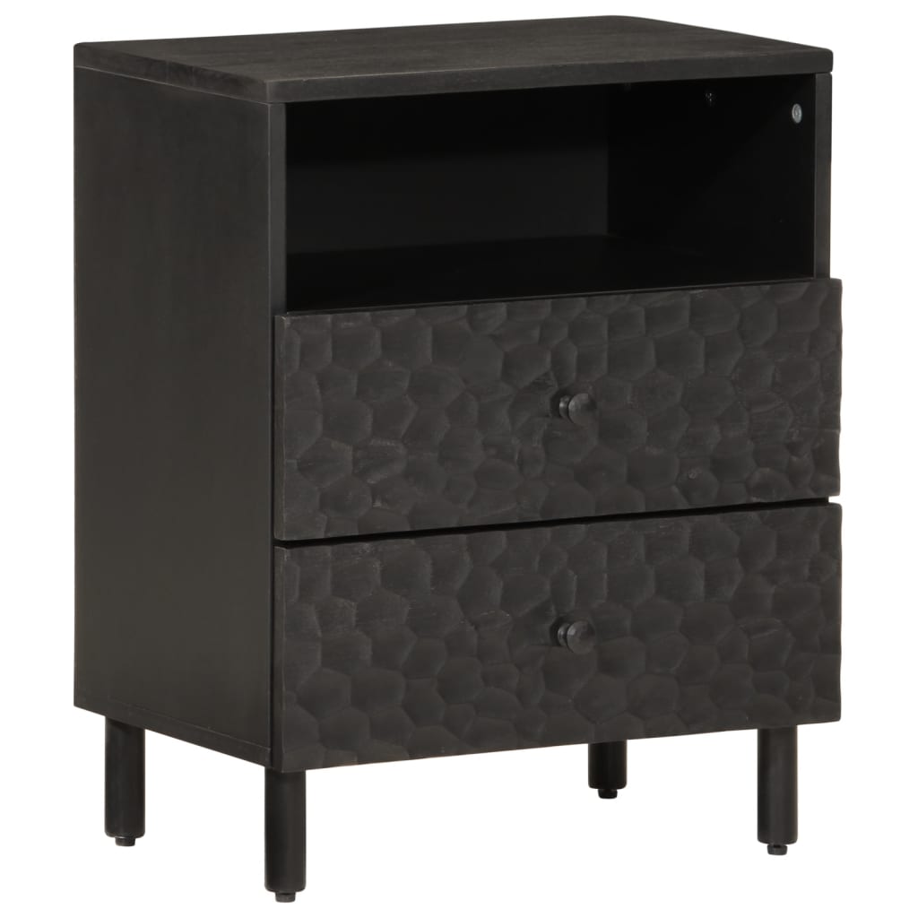 Nachttisch 50X33X60 Cm Massivholz Mango