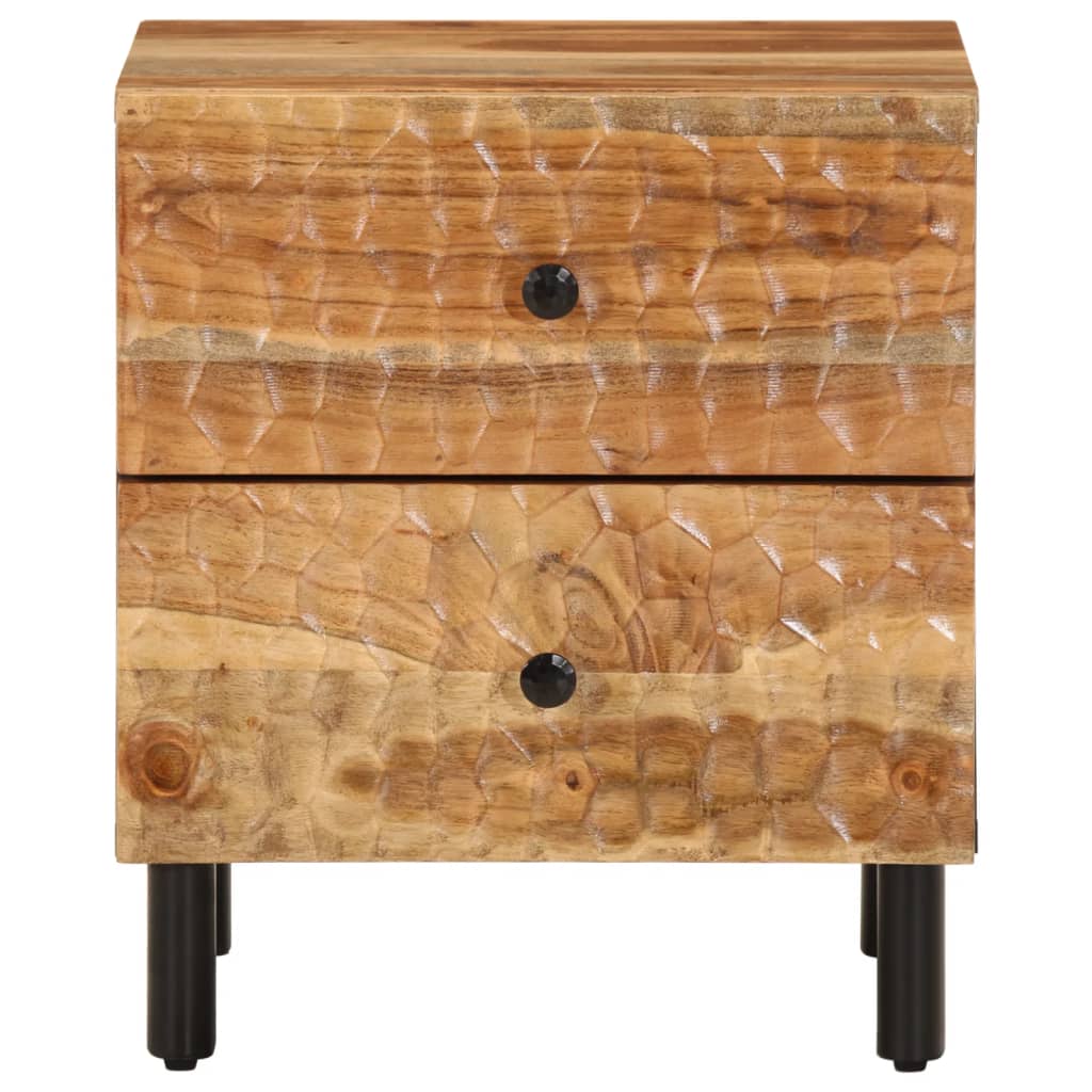 Nachttisch 40X33X46 Cm Massivholz Akazie