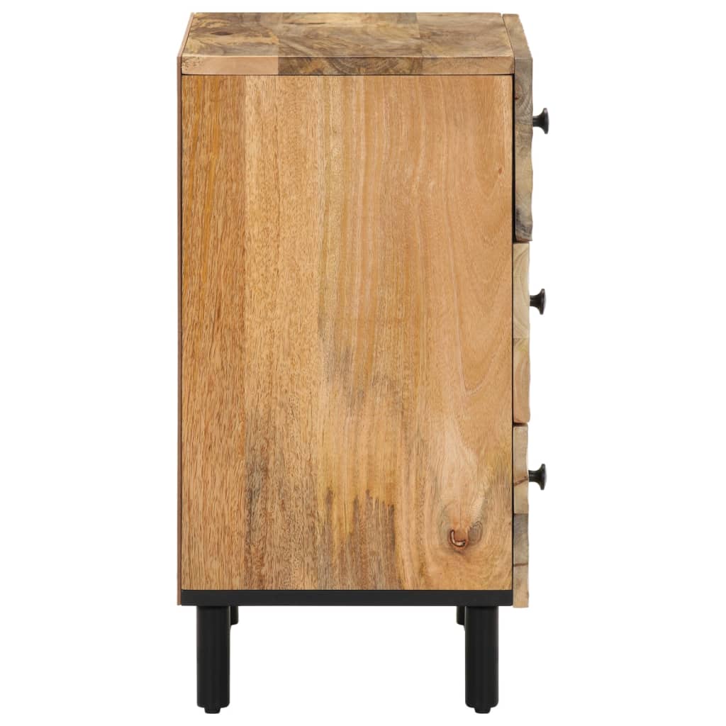 Nachttisch 50X33X60 Cm Massivholz Mango
