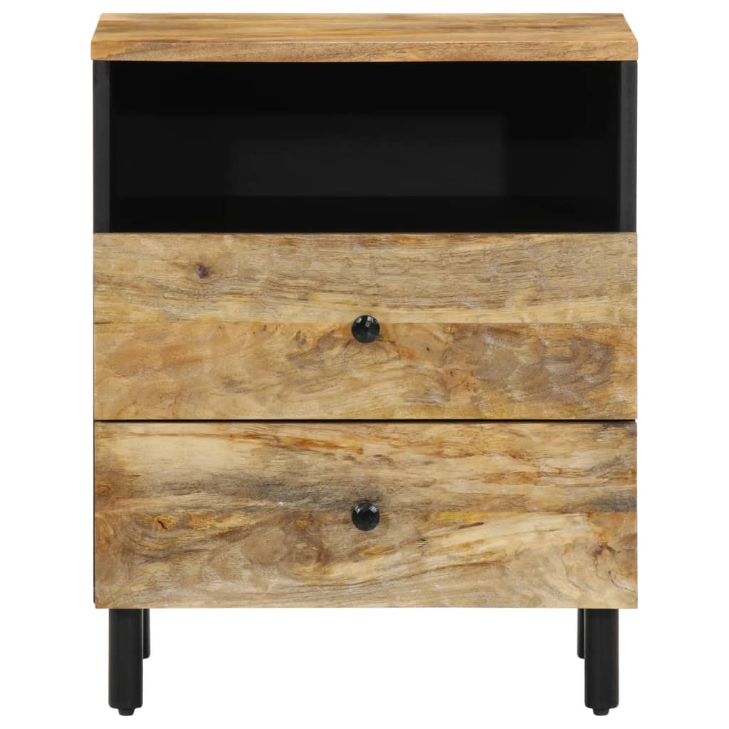 Nachttisch 50X33X60 Cm Massivholz Mango