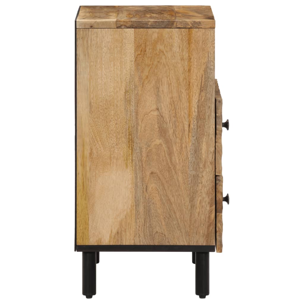 Nachttisch 50X33X60 Cm Massivholz Mango