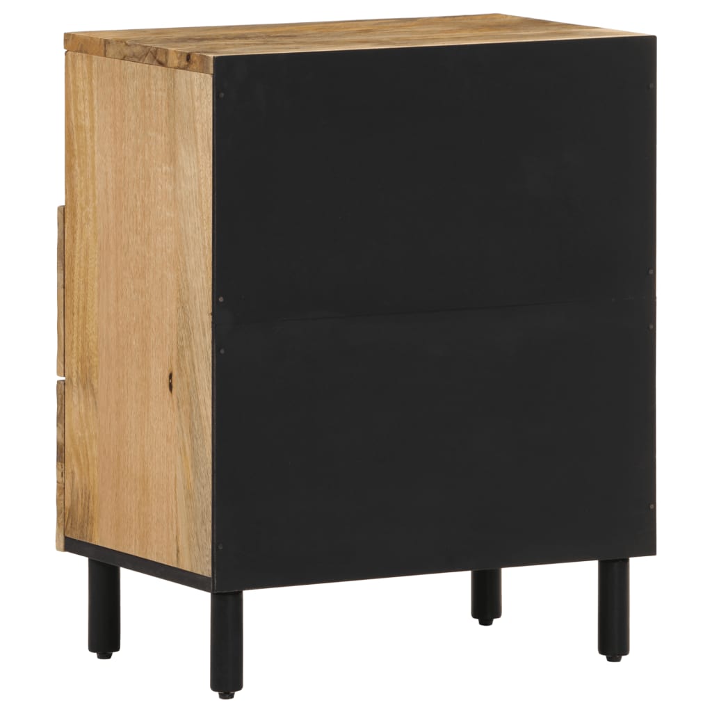 Nachttisch 50X33X60 Cm Massivholz Mango