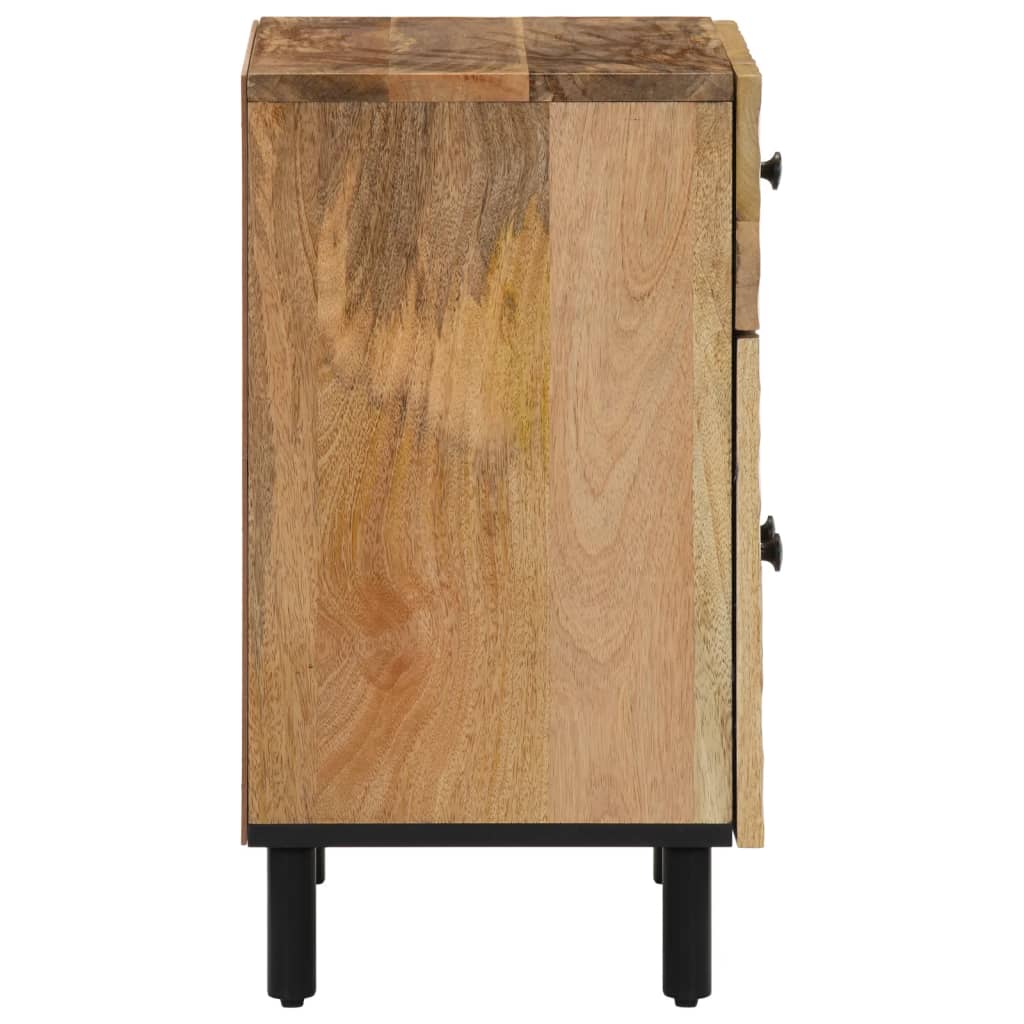 Nachttisch 50X33X60 Cm Massivholz Mango