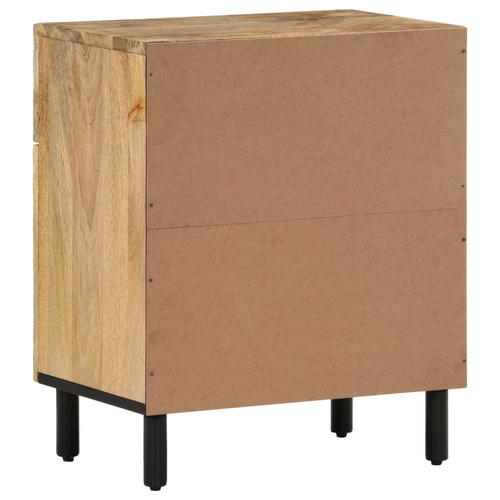 Nachttisch 50X33X60 Cm Massivholz Mango
