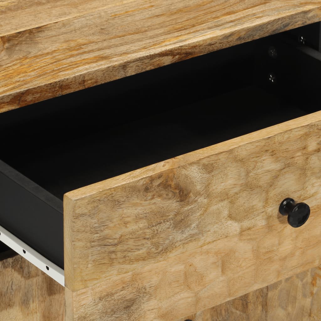 Nachttisch 50X33X60 Cm Massivholz Mango