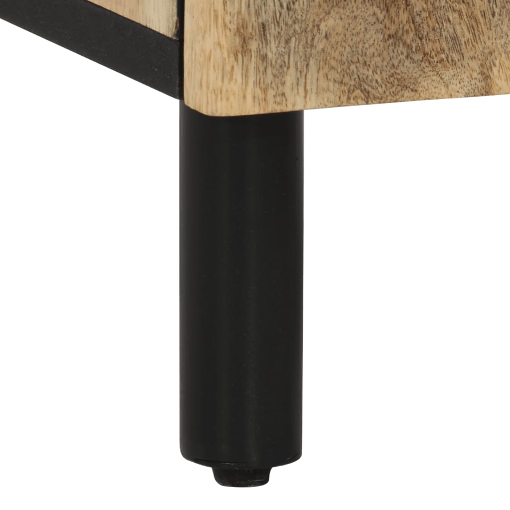 Nachttisch 50X33X60 Cm Massivholz Mango