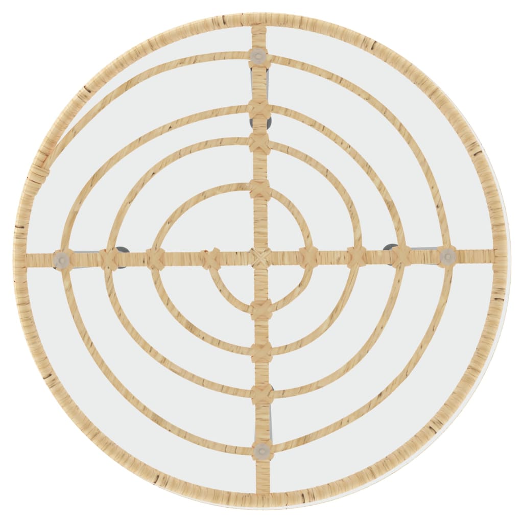 Esstisch Ø55 Cm Hartglas Und Stahl