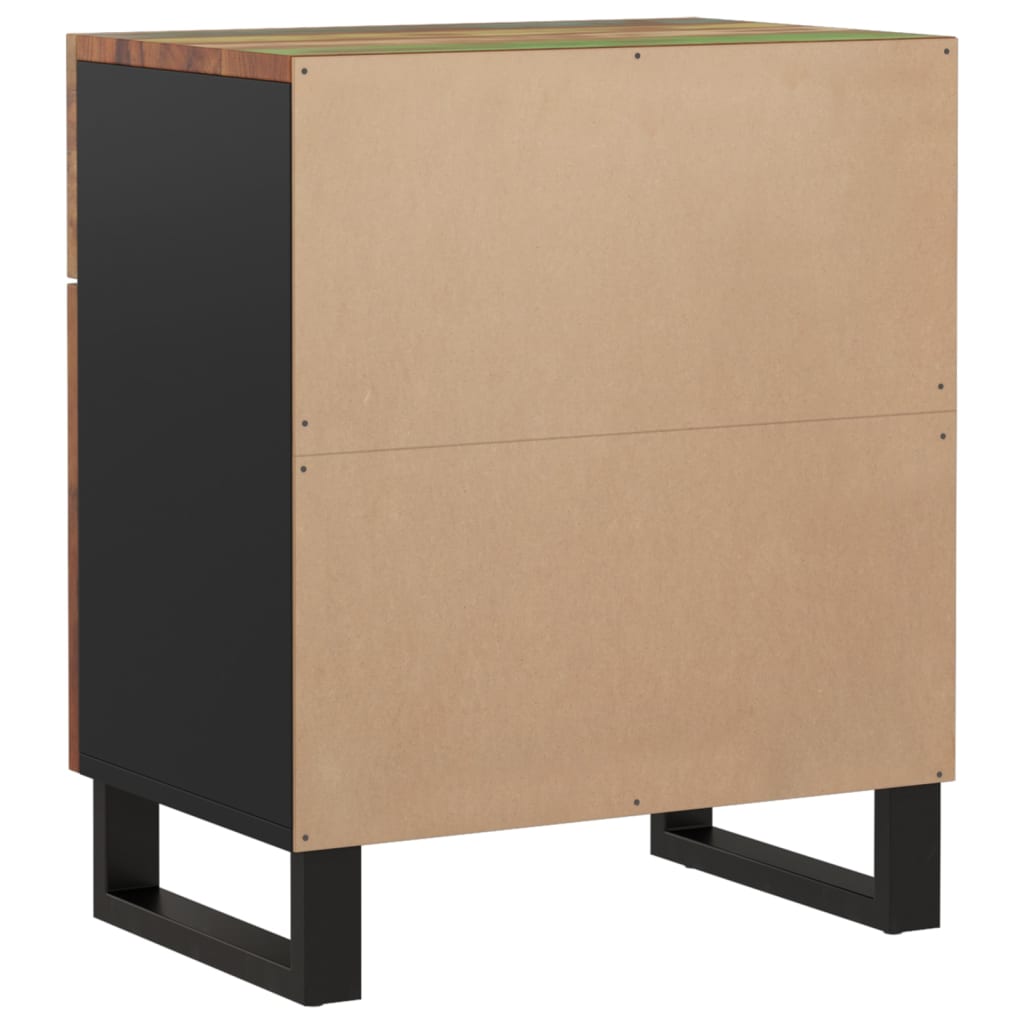 Nachttisch 50X33X60 Cm Altholz Massiv & Holzwerkstoff