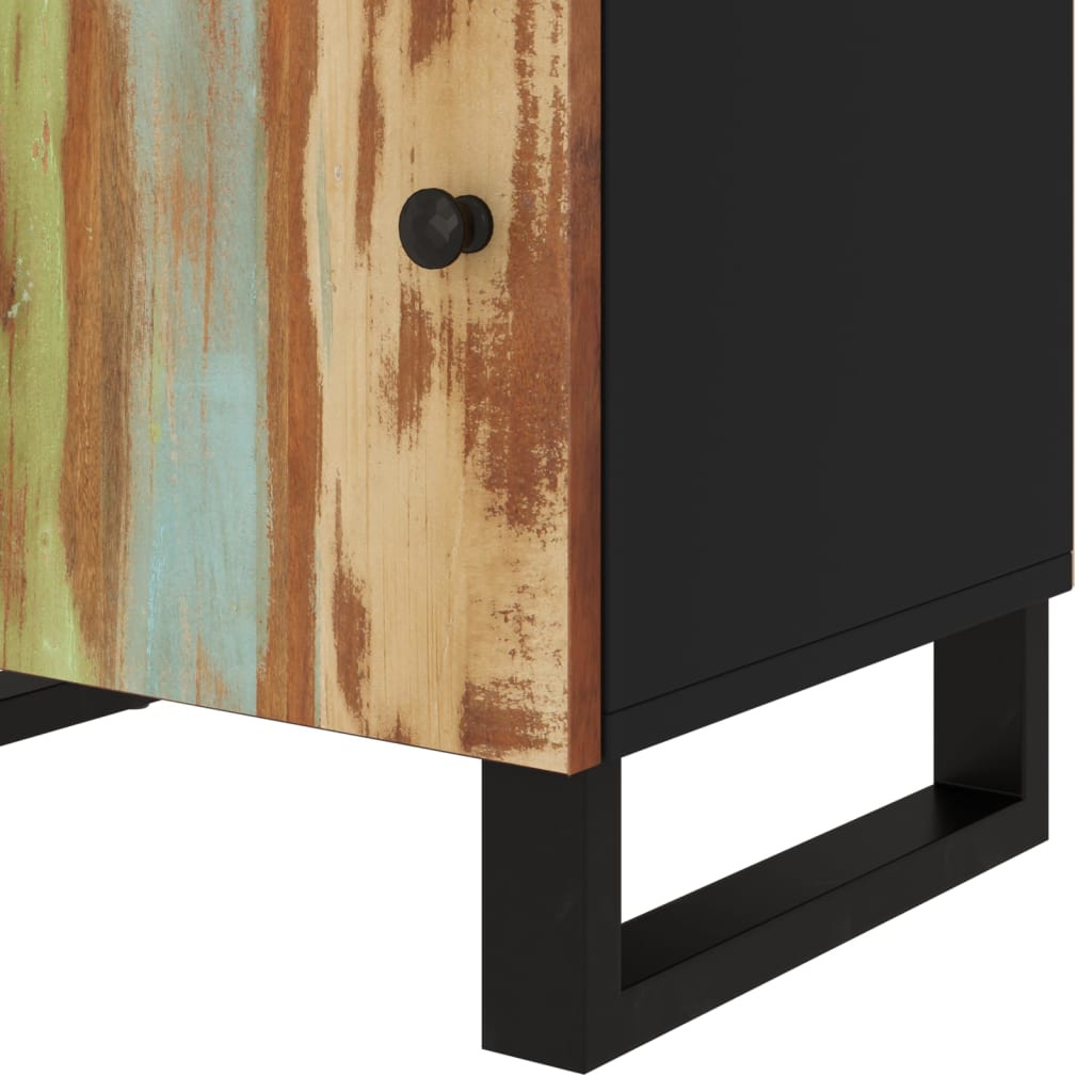 Nachttisch 50X33X60 Cm Altholz Massiv & Holzwerkstoff