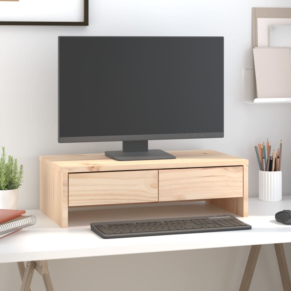 Monitorständer Massivholz Kiefer