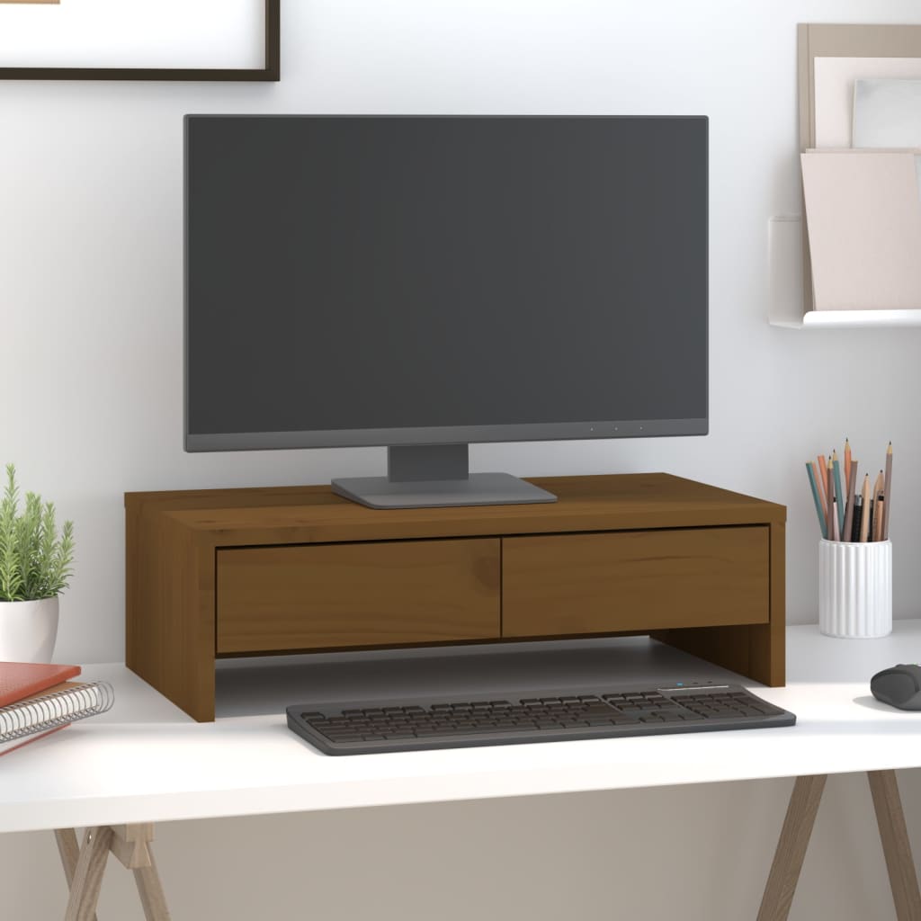 Monitorständer Massivholz Kiefer