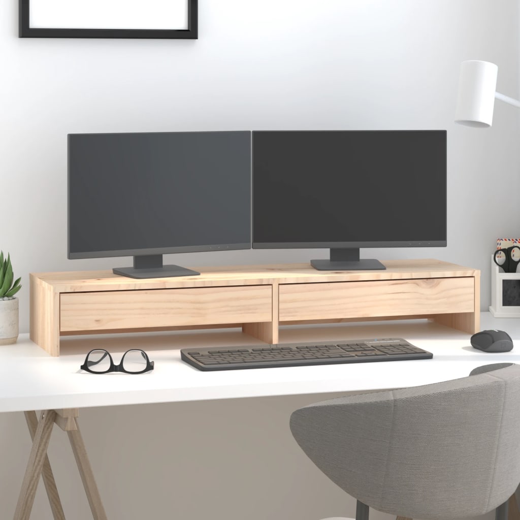 Monitorständer Massivholz Kiefer