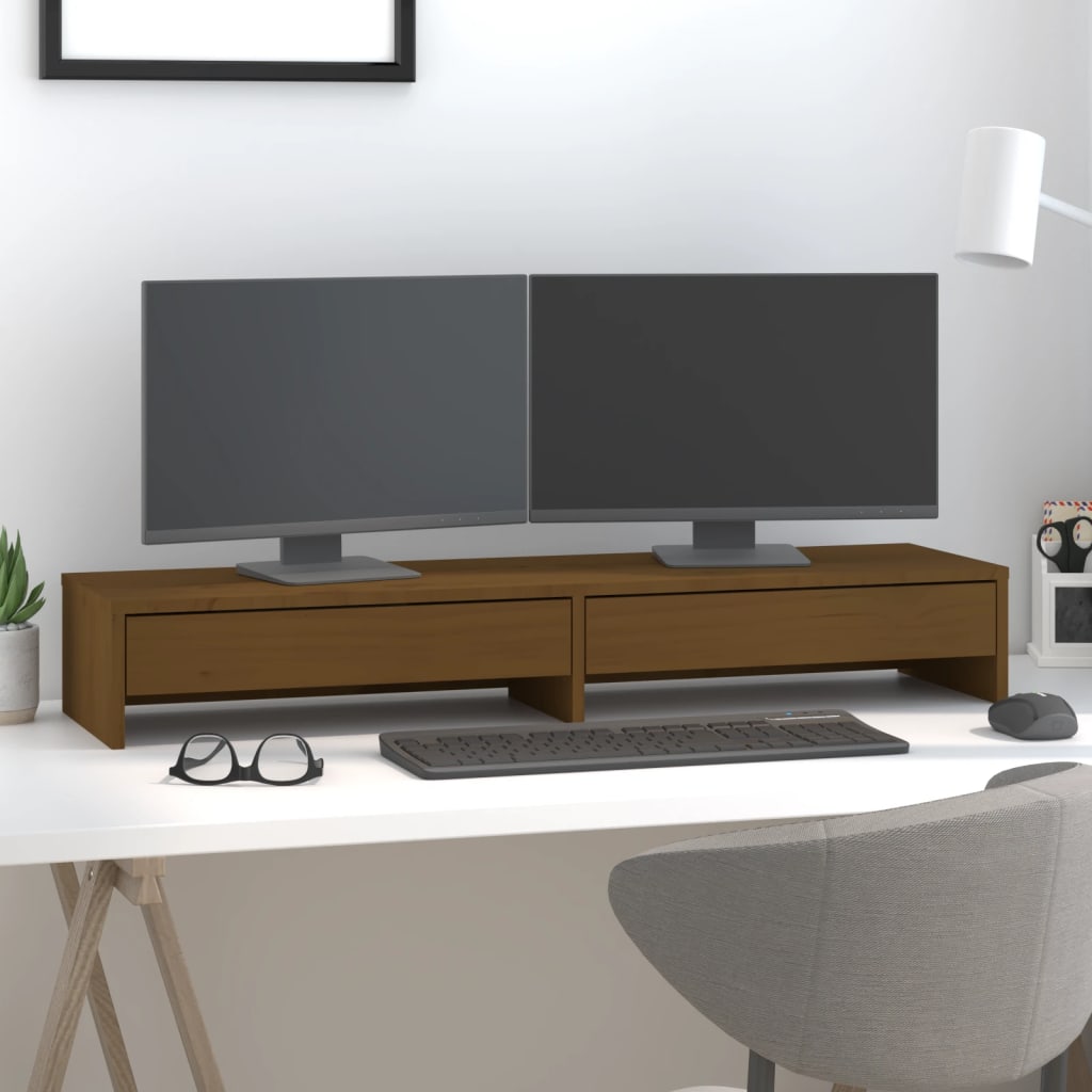 Monitorständer Massivholz Kiefer