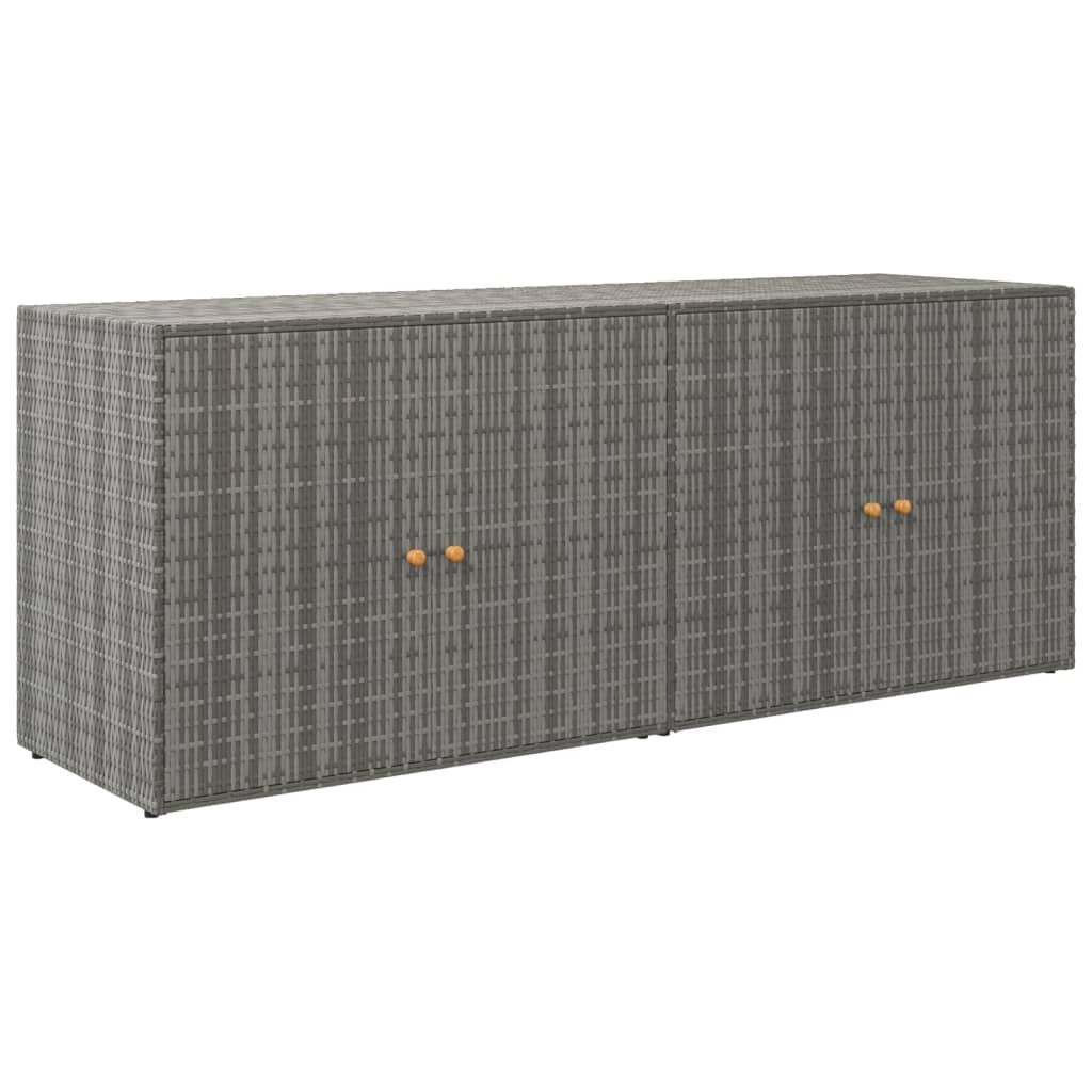 Gartenschrank 198X55,5X80 Cm Poly Rattan