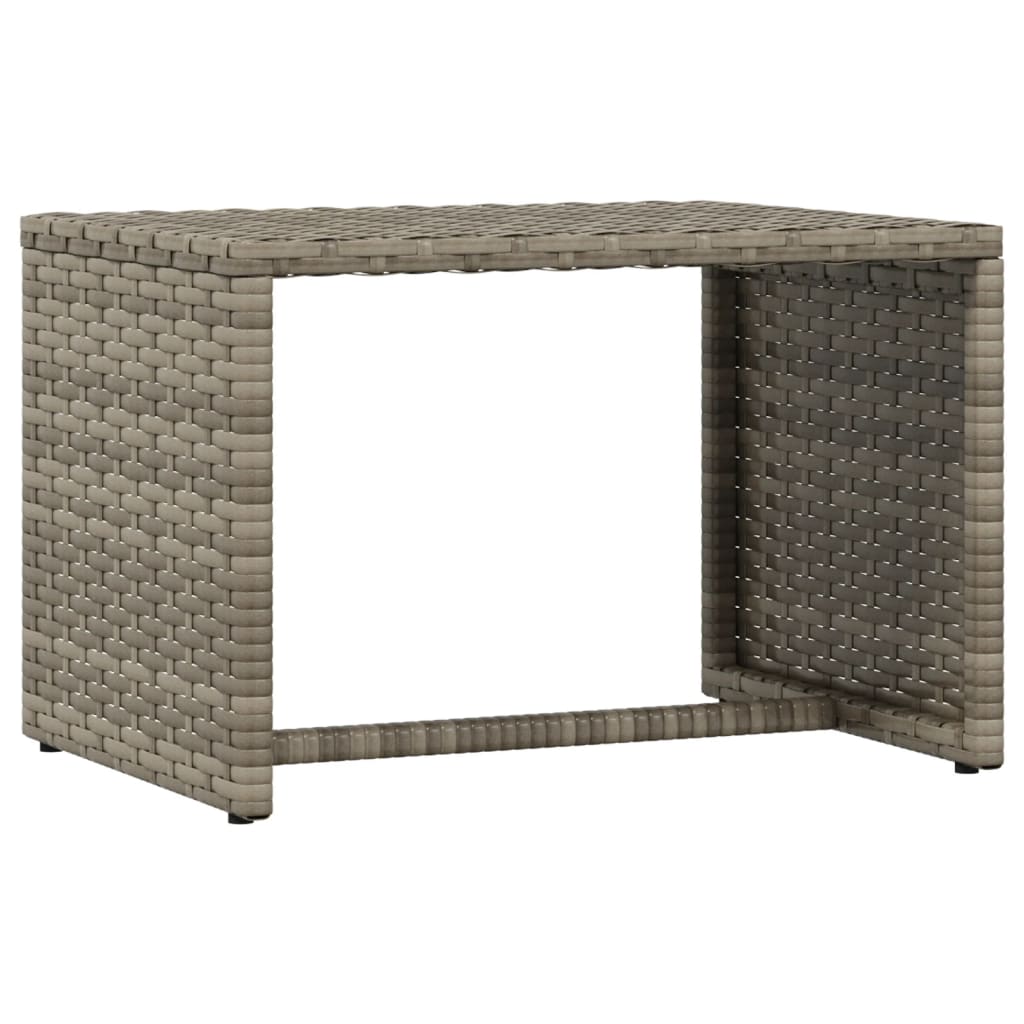 Sonnenliegen 2 Stk. Mit Tisch Poly Rattan