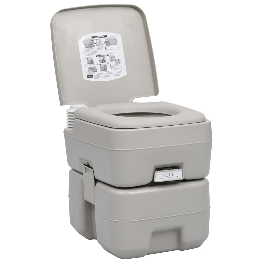 Tragbare Camping-Toilette Mit Wasserbehälter