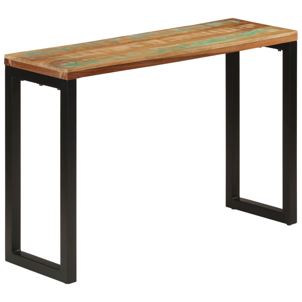 Konsolentisch Braun 110X35X76 Cm Massivholz Mango Und Eisen