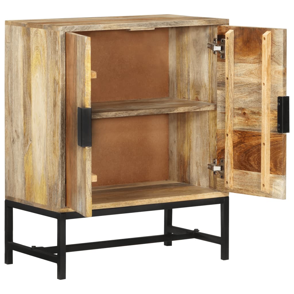Sideboard 60X35X75 Cm Massivholz Mango