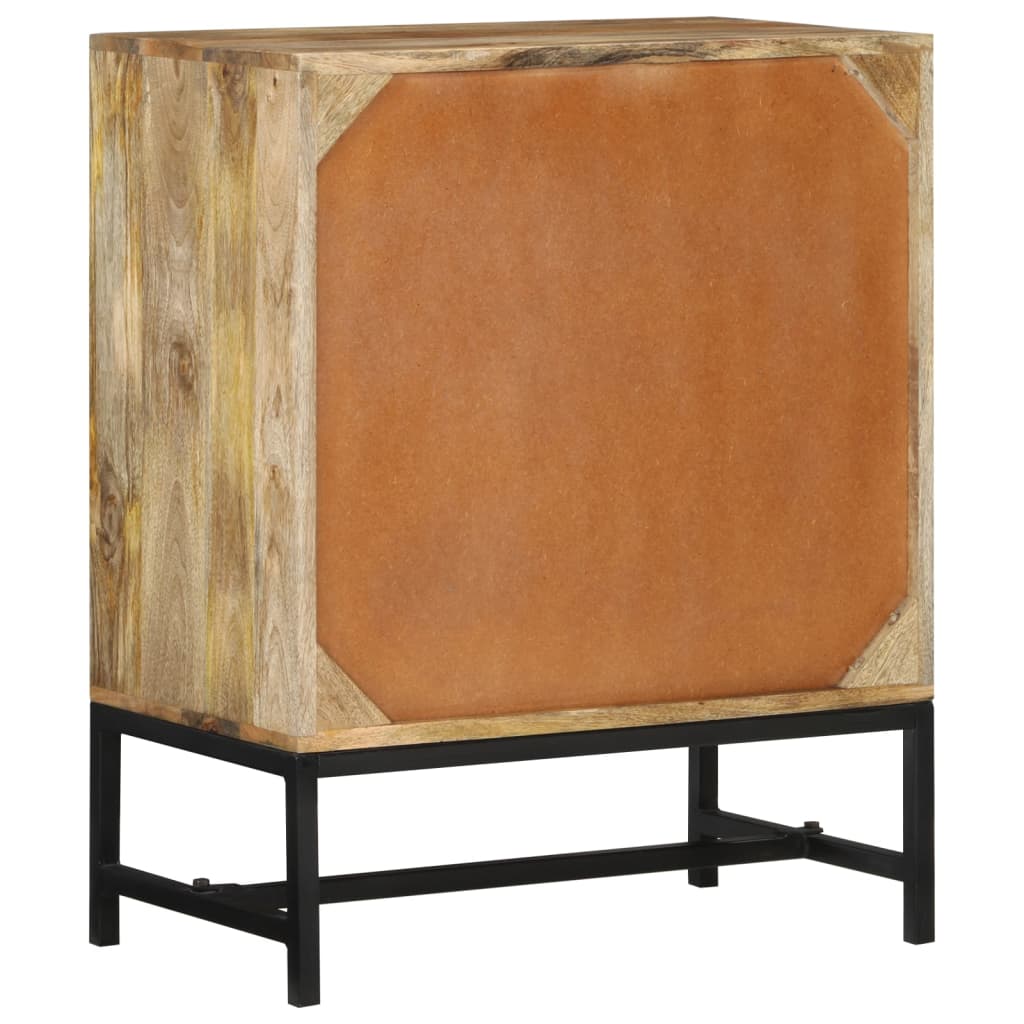 Sideboard 60X35X75 Cm Massivholz Mango