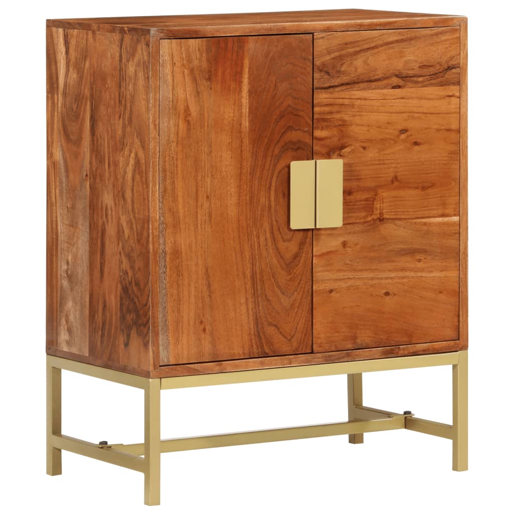 Sideboard 60X35X75 Cm Massivholz Mango
