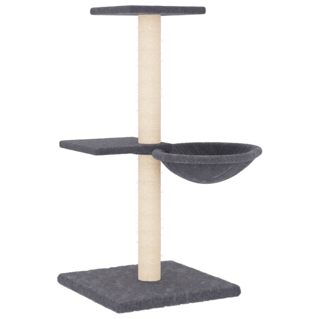 Kratzbaum Mit Sisal-Kratzsäulen 72 Cm