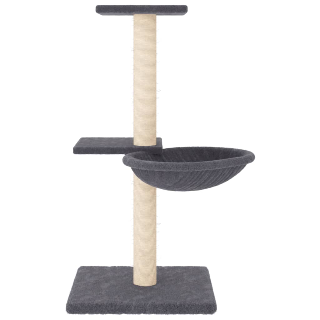 Kratzbaum Mit Sisal-Kratzsäulen 72 Cm