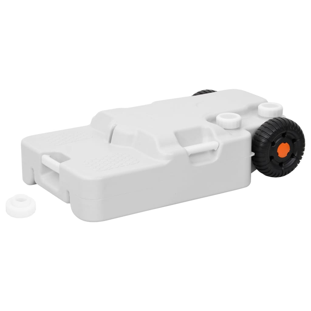 Camping-Wassertank Mit Rollen 30 L Grau