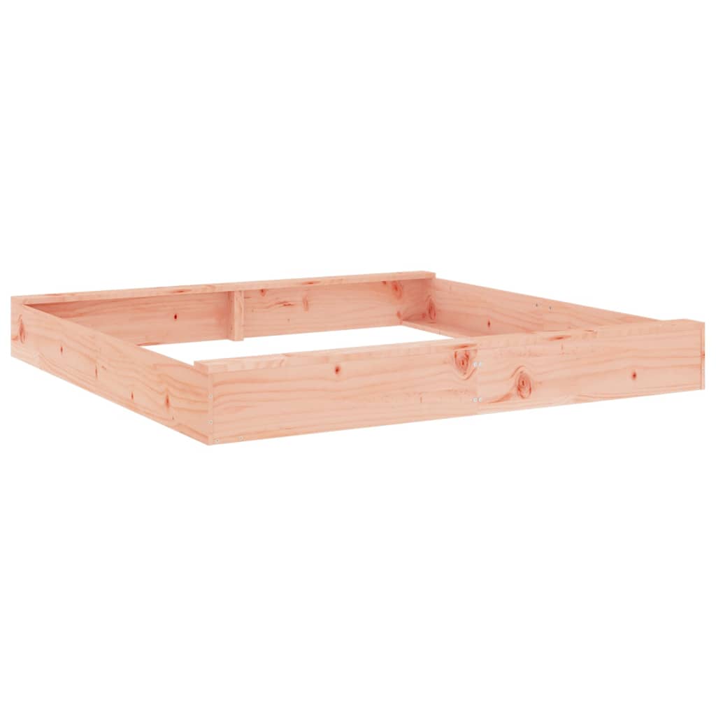 Sandkasten Mit Sitzen Quadratisch Massivholz Douglasie
