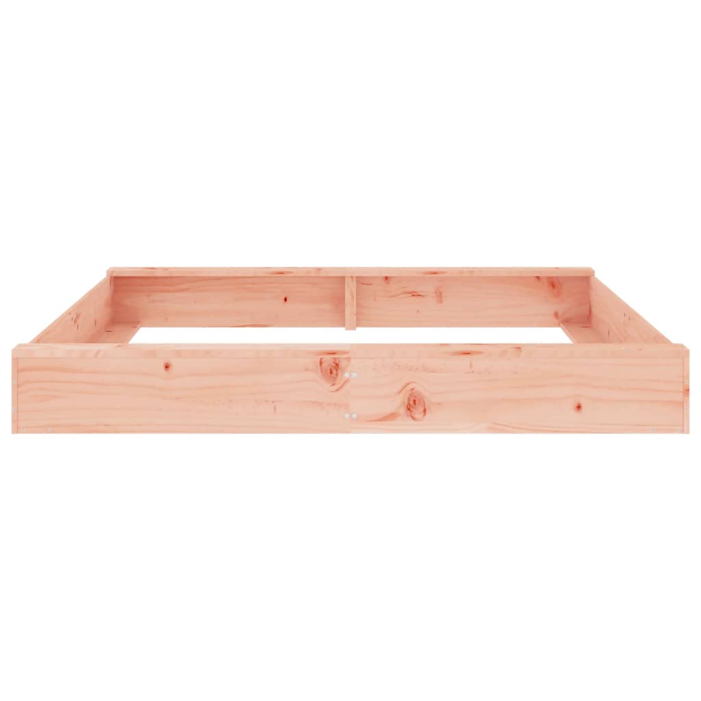 Sandkasten Mit Sitzen Quadratisch Massivholz Douglasie