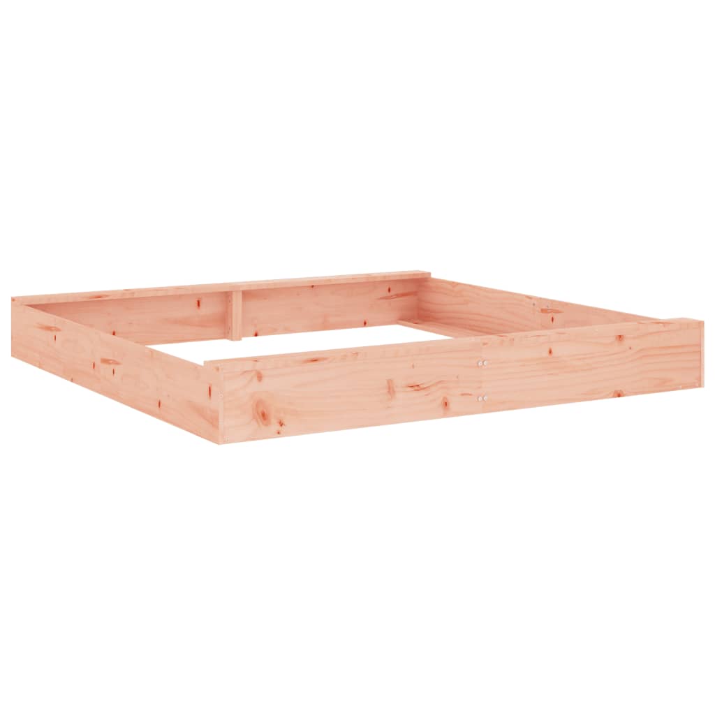 Sandkasten Mit Sitzen Quadratisch Massivholz Douglasie