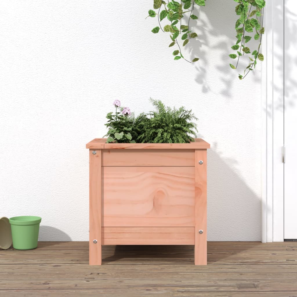 Hochbeet Grau 119,5X82,5X78 Cm Massivholz Kiefer