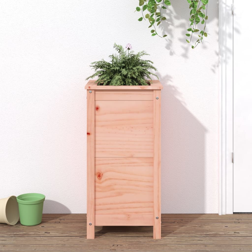 Hochbeet Grau 119,5X82,5X78 Cm Massivholz Kiefer