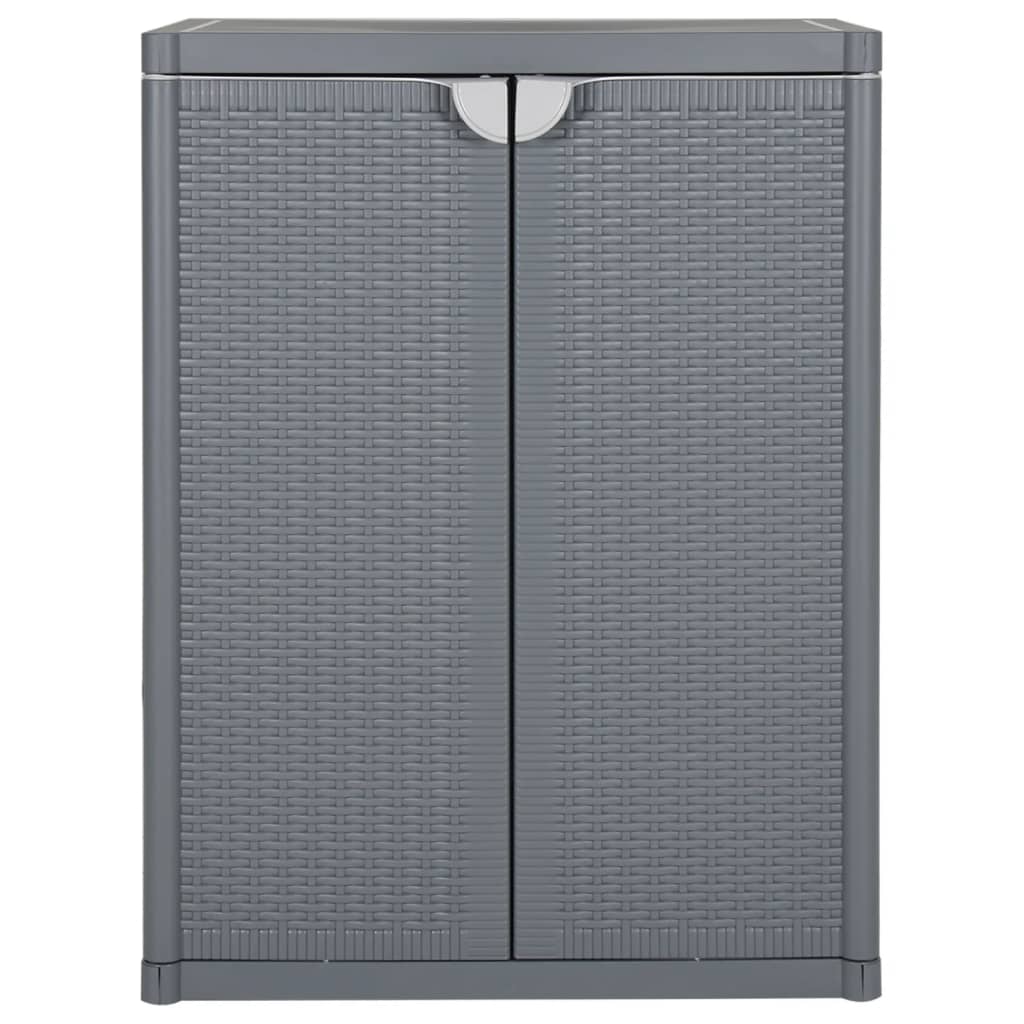 Gartenschrank 65X45X88 Cm Pp Rattan-Optik