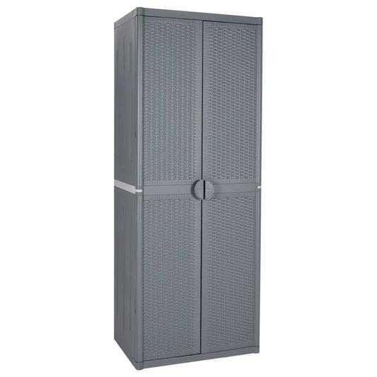 Gartenschrank 65X45X172 Cm Pp Rattan
