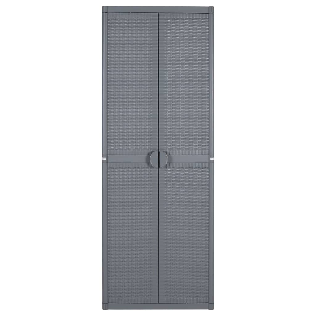 Gartenschrank 65X45X172 Cm Pp Rattan