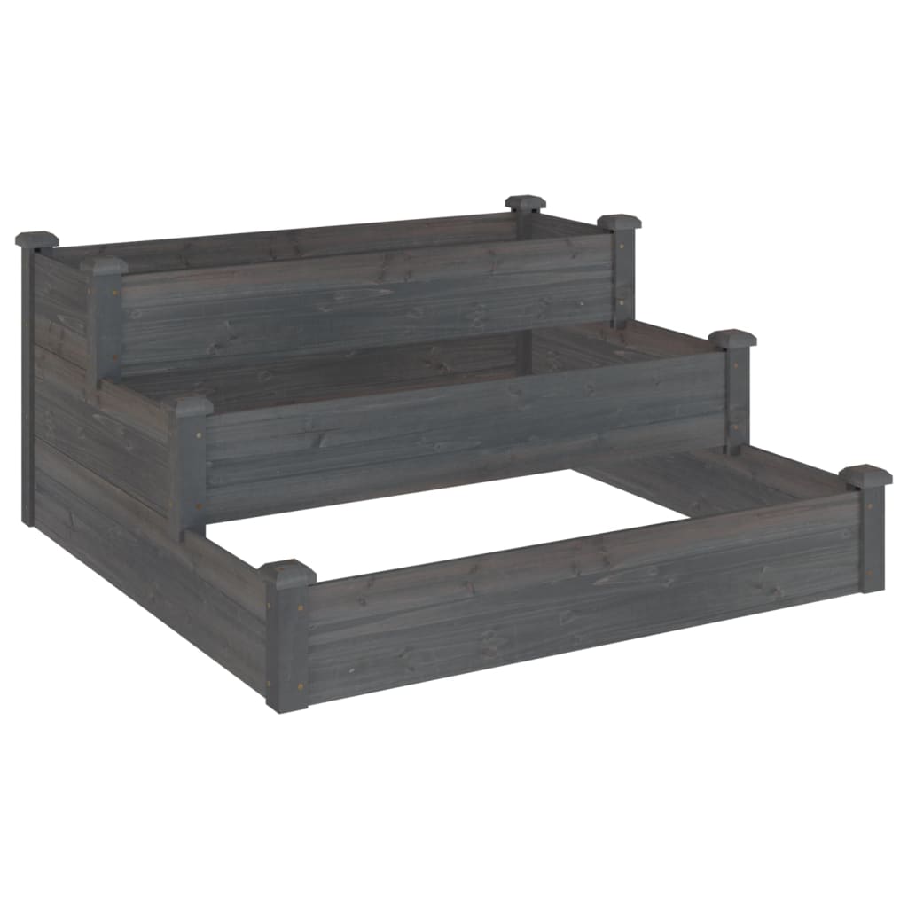 Hochbeet 120X120X56 Cm Massivholz Tanne