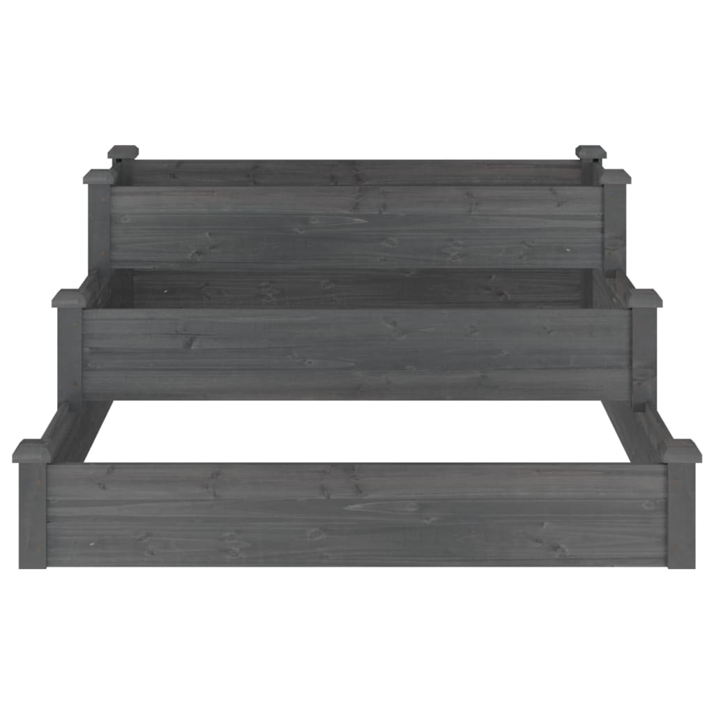 Hochbeet 120X120X56 Cm Massivholz Tanne