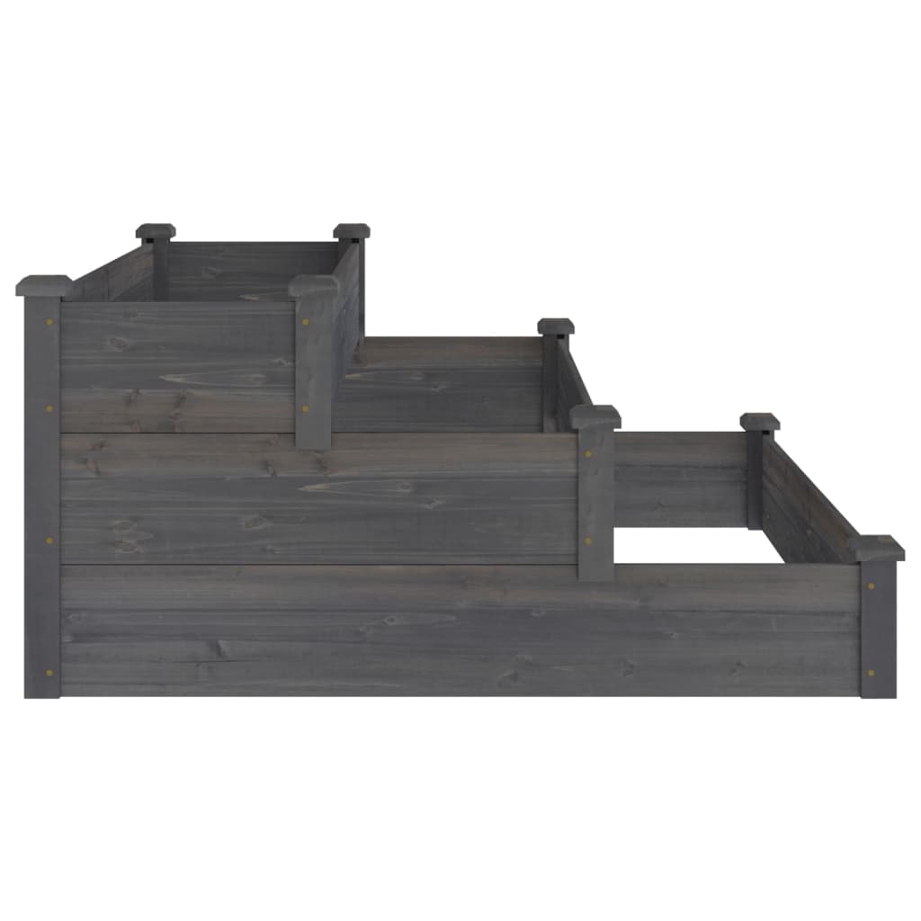 Hochbeet 120X120X56 Cm Massivholz Tanne