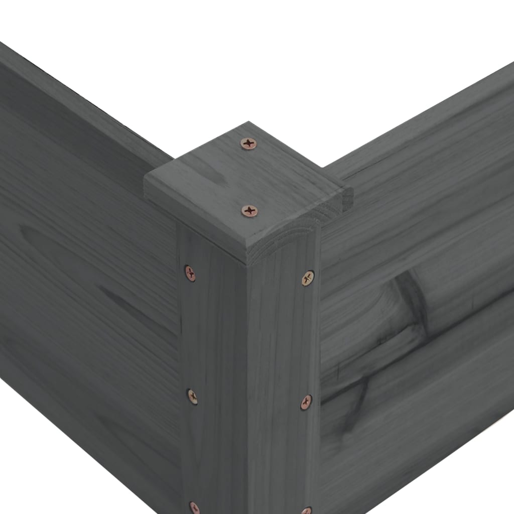 Hochbeet 120X120X56 Cm Massivholz Tanne