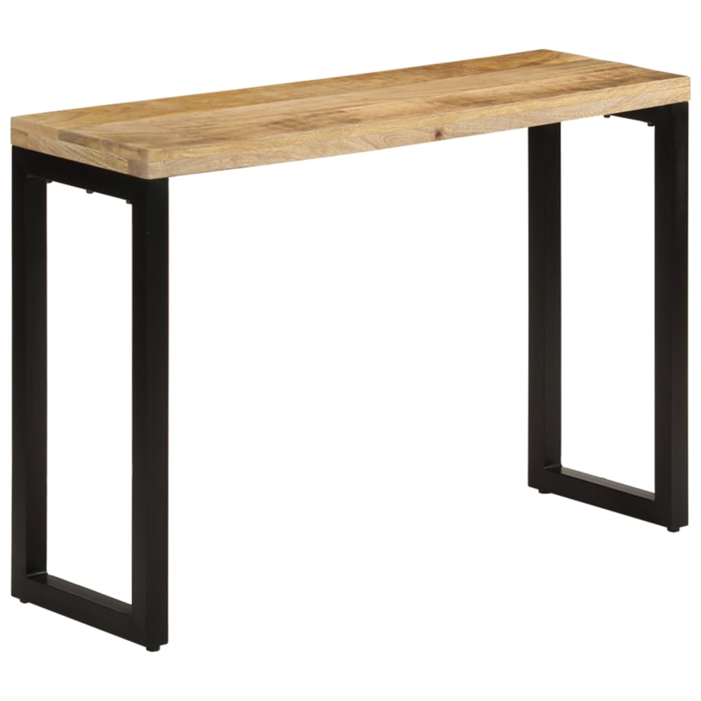 Konsolentisch Braun 110X35X76 Cm Massivholz Mango Und Eisen