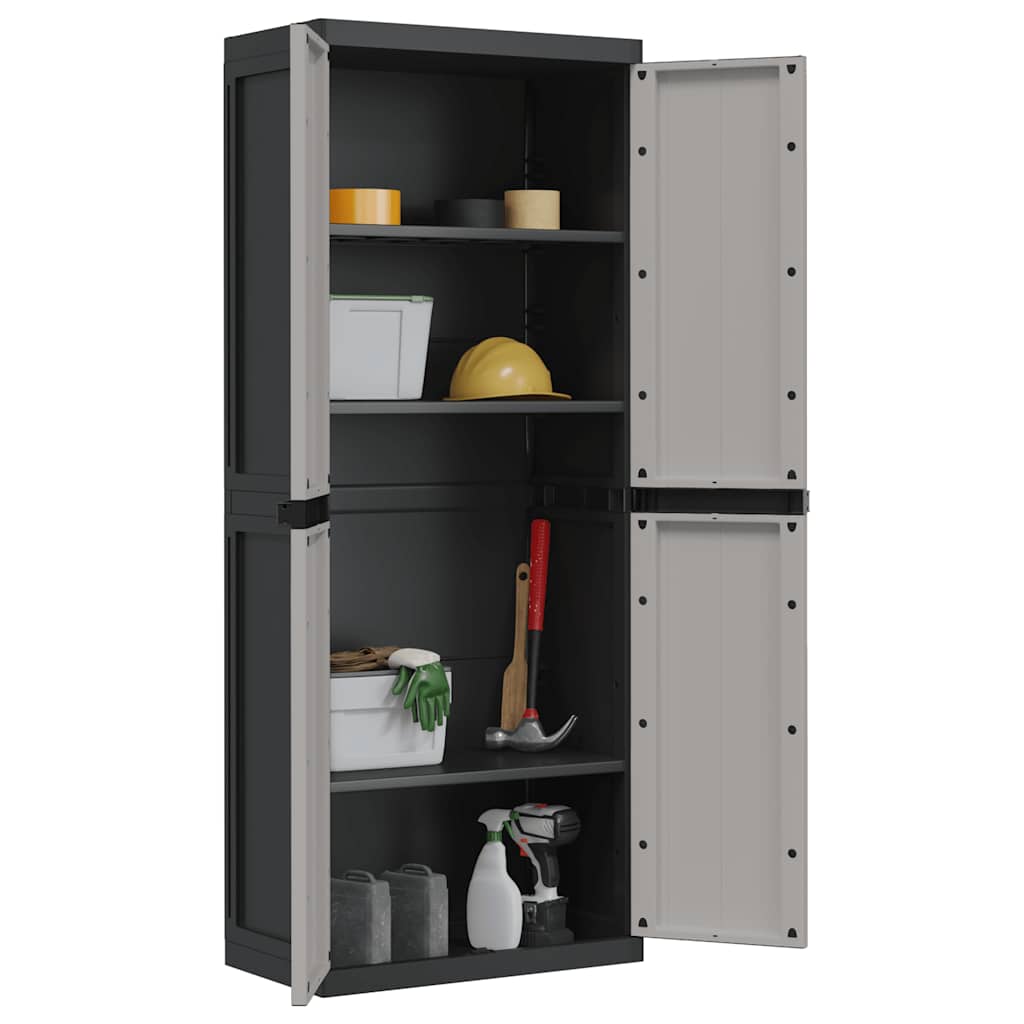 Gartenschrank 65X37X165 Cm Pp