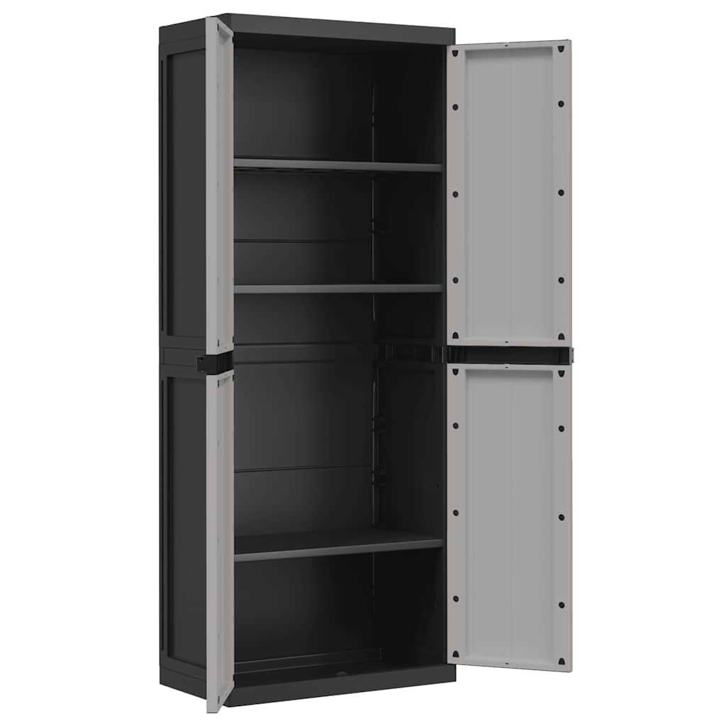 Gartenschrank 65X37X165 Cm Pp