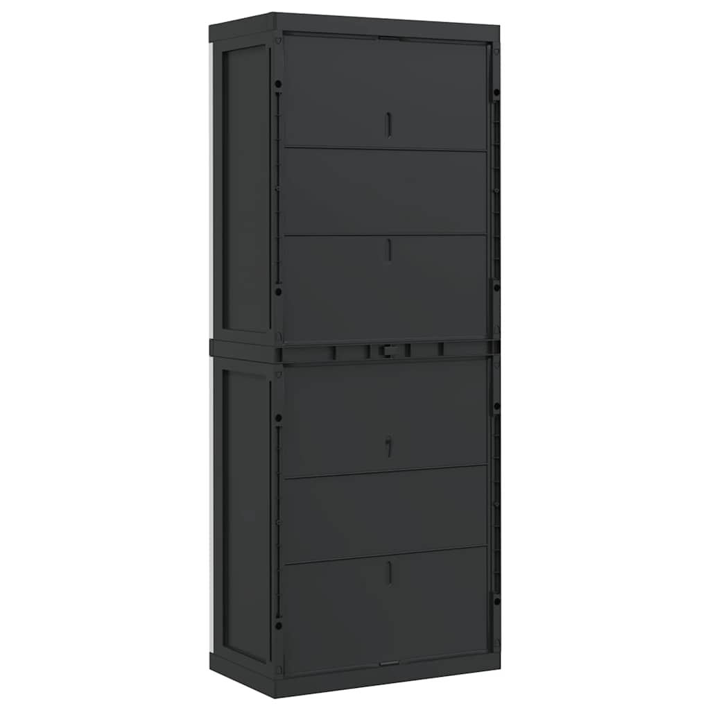 Gartenschrank 65X37X165 Cm Pp