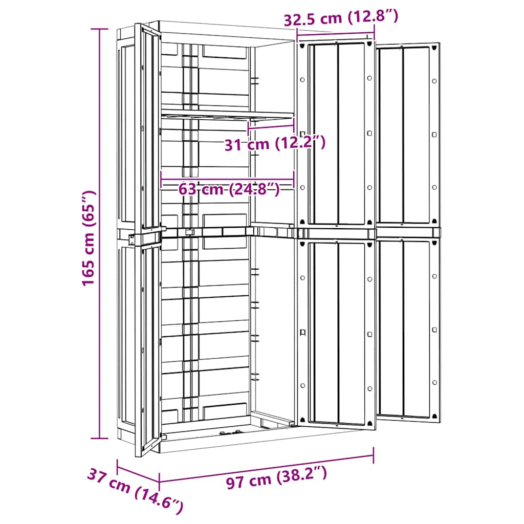 Gartenschrank Pp